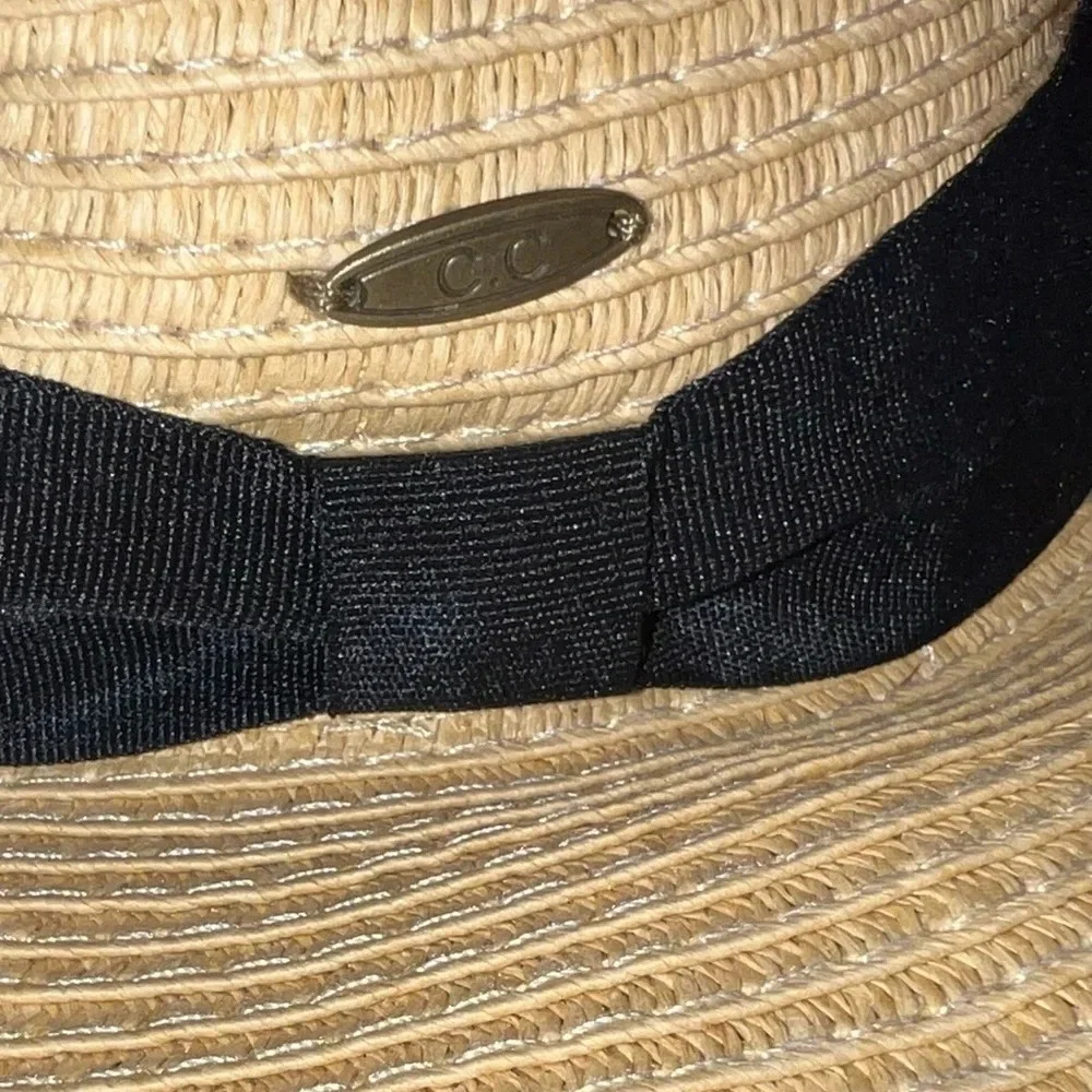C.C.Creations, Hello Sunshine wide brim paper‎ hat with adjustable drawstring